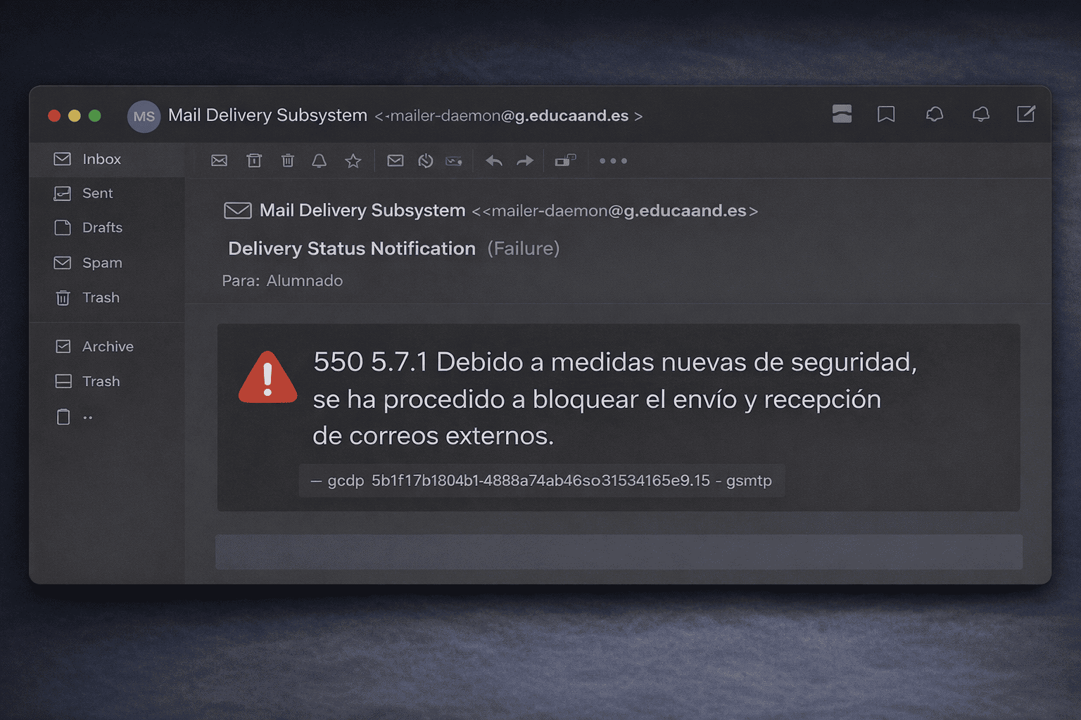 Cuando la seguridad rompe el aula digital
